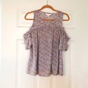 Lauren Conrad drop shoulder blouse